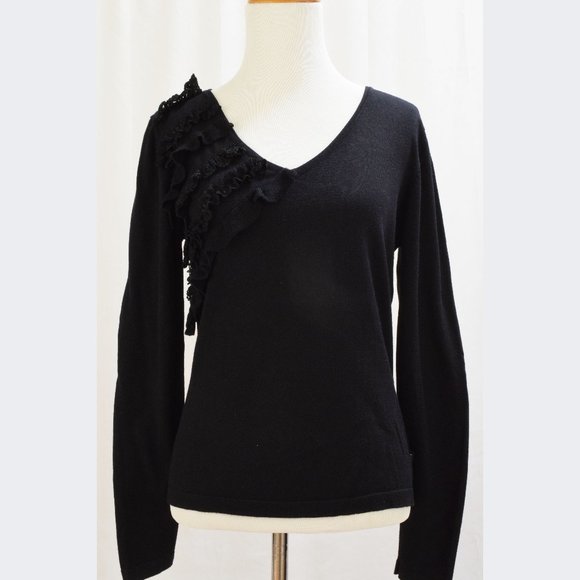 BCBGMaxAzria Sweaters - BCBG Max Azria Women's Size XS Petite Black Sweater